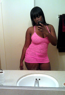 Yummy brown-skinned babe